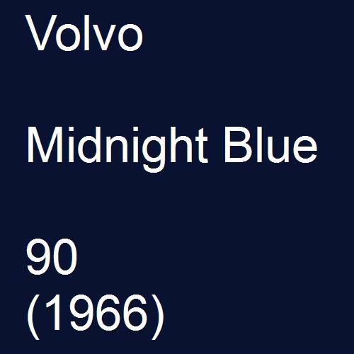 Volvo, Midnight Blue, 90 (1966).